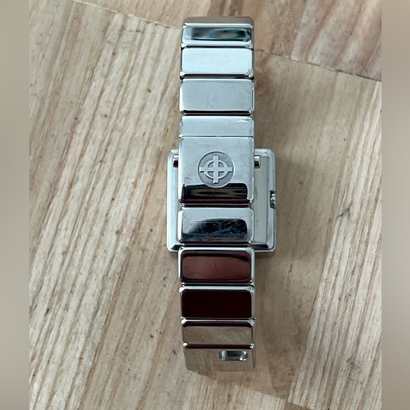 Zodiac Rare Luxury Ladies Watch Checkered Gray Metal Dial Stainless Bracelet main image 6